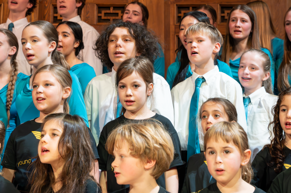 children singing